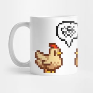 Stardew Valley Unhappy Chickens Mug